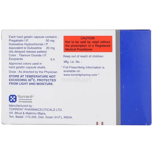 pregalin d 50/20mg capsule 10's